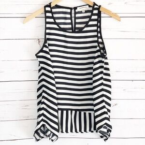 MONTEAU striped blouse